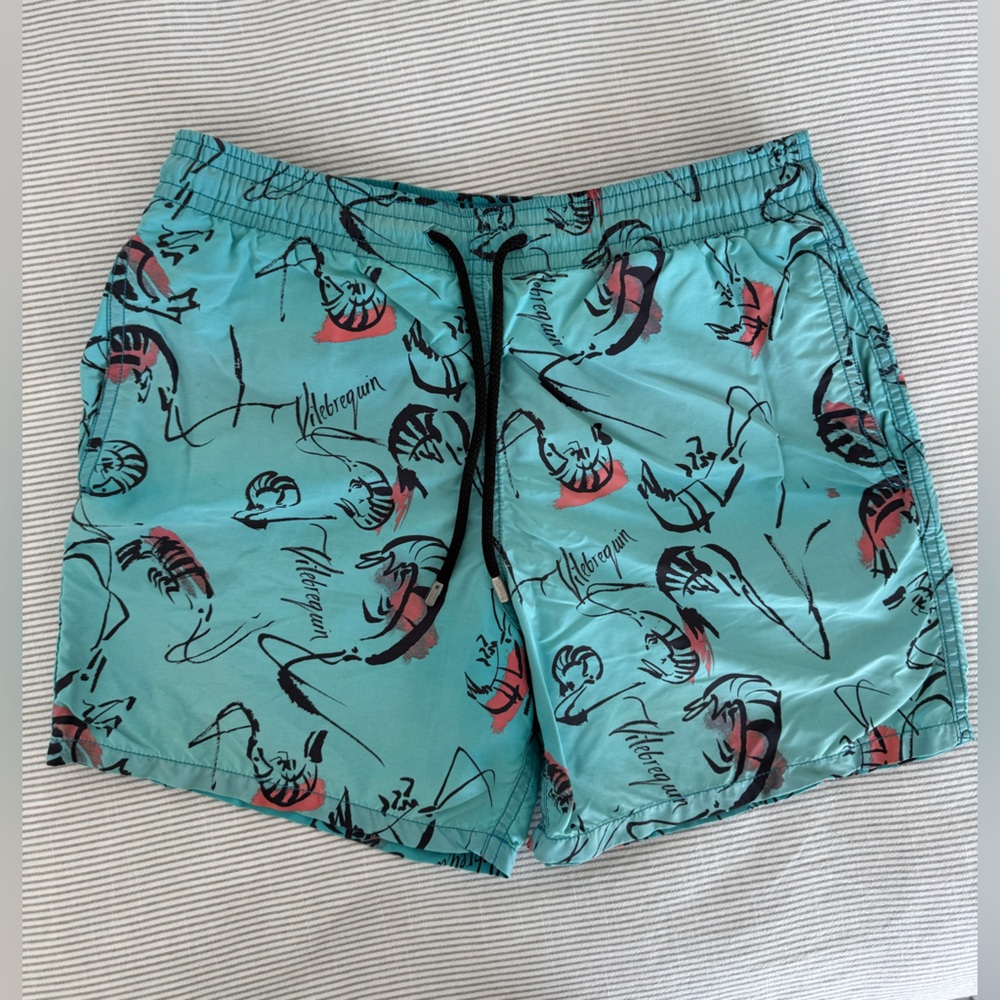 Vilebrequin Blue Vibrant Graphic Swim Shorts